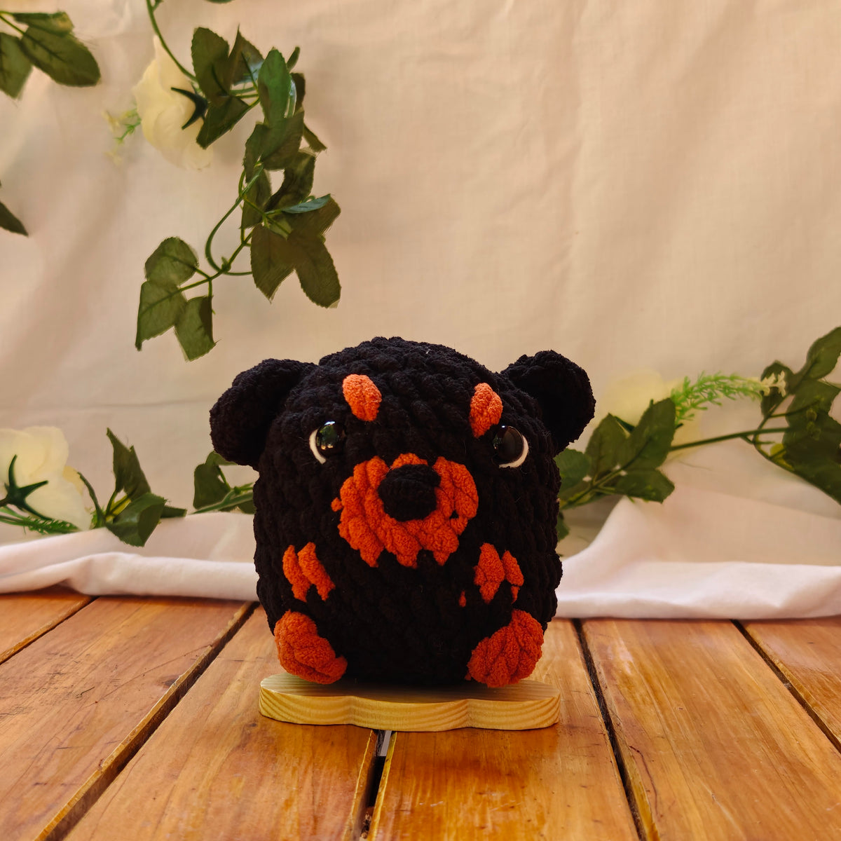 Rottweiler Puppy Crochet Plush